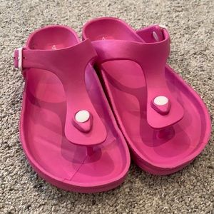 Pink pool slides